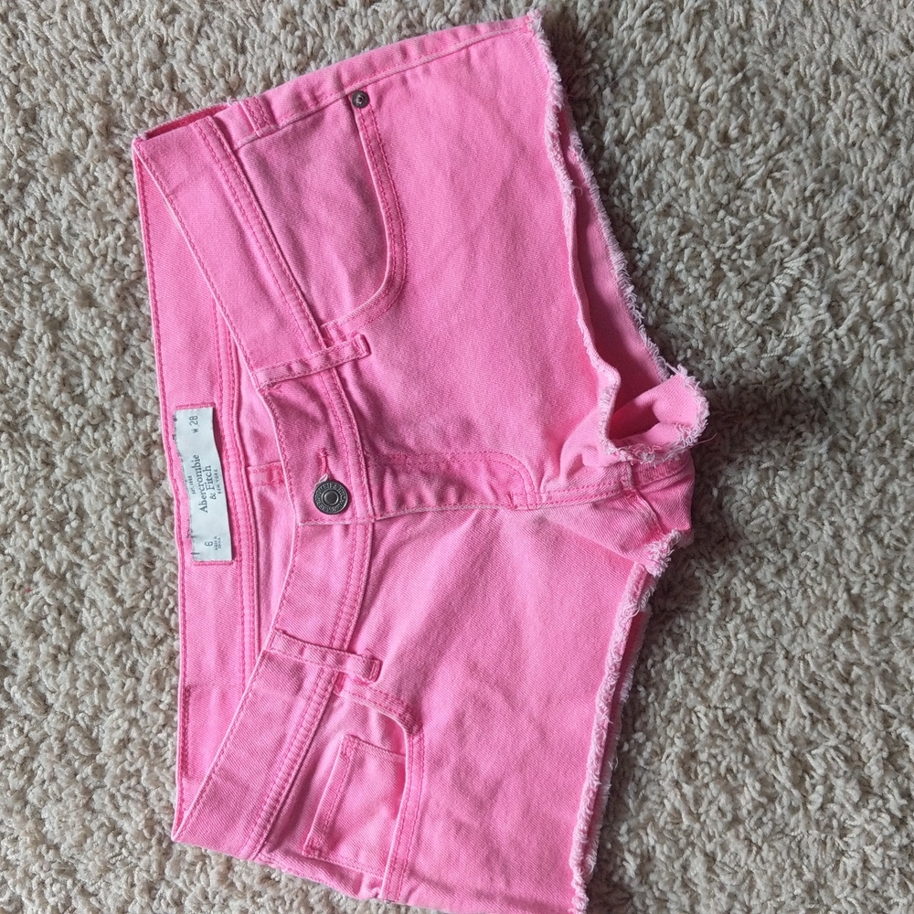 Abercrombie & Fitch Hot Pink Shorts